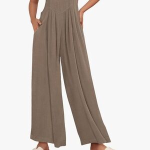 Women's Tan Jumpsuit